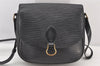 Auth Louis Vuitton Epi Saint Cloud GM Shoulder Cross Body Bag M52192 Black 5226K