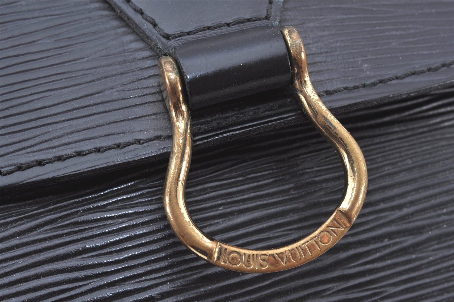 Auth Louis Vuitton Epi Saint Cloud GM Shoulder Cross Body Bag M52192 Black 5226K