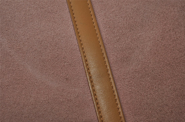 Authentic GUCCI Jackie Shoulder Hand Tote Bag Suede Leather 0021065 Pink 5228I