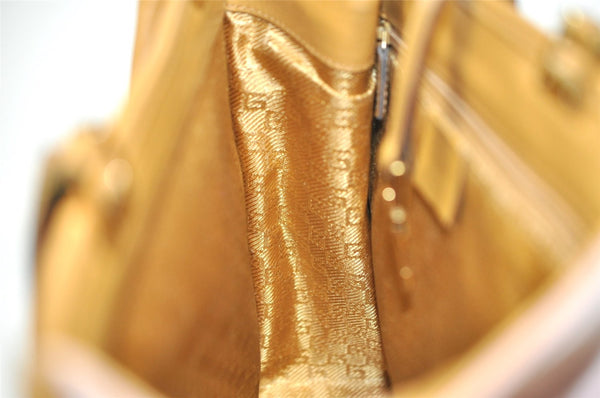 Authentic GUCCI Jackie Shoulder Hand Tote Bag Suede Leather 0021065 Pink 5228I