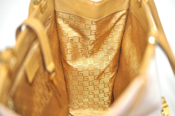 Authentic GUCCI Jackie Shoulder Hand Tote Bag Suede Leather 0021065 Pink 5228I