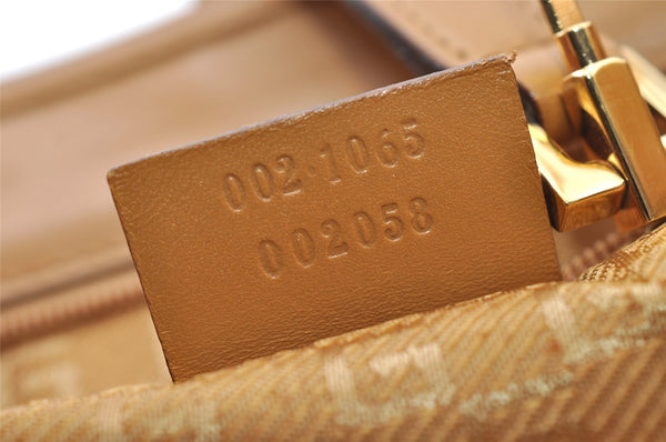 Authentic GUCCI Jackie Shoulder Hand Tote Bag Suede Leather 0021065 Pink 5228I