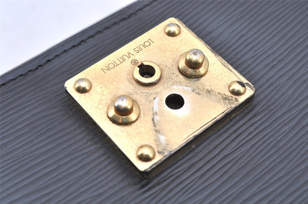 Authentic Louis Vuitton Epi Monceau 2Way Shoulder Hand Bag Black M52122 LV 5229I