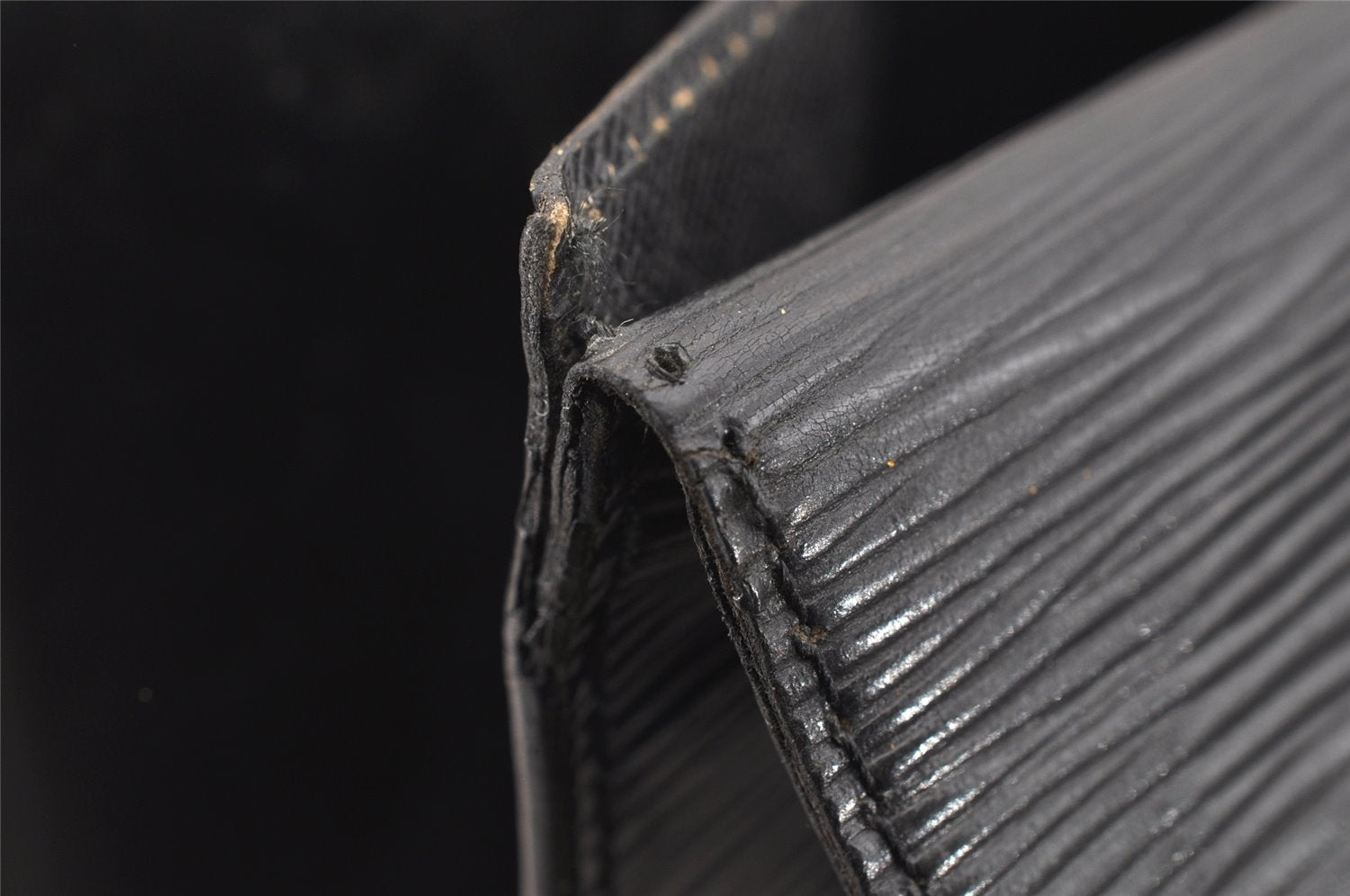 Authentic Louis Vuitton Epi Monceau 2Way Shoulder Hand Bag Black M52122 LV 5229I