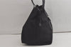 Authentic GUCCI Vintage Shoulder Tote Bag Nylon Leather 0190493 Black 5229K