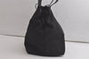 Authentic GUCCI Vintage Shoulder Tote Bag Nylon Leather 0190493 Black 5229K