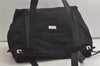 Authentic GUCCI Vintage Shoulder Tote Bag Nylon Leather 0190493 Black 5229K