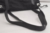 Authentic GUCCI Vintage Shoulder Tote Bag Nylon Leather 0190493 Black 5229K