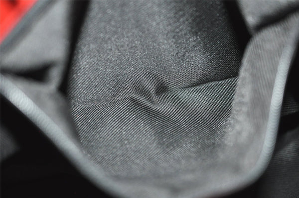 Authentic GUCCI Shoulder Hand Tote Bag GG Canvas Leather 0021098 Red 5230I