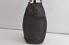 Authentic GUCCI Bamboo Tote Hand Bag Purse Nylon Leather Khaki Green 5233K