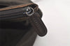 Authentic GUCCI Bamboo Tote Hand Bag Purse Nylon Leather Khaki Green 5233K