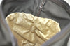 Authentic GUCCI Bamboo Tote Hand Bag Purse Nylon Leather Khaki Green 5233K