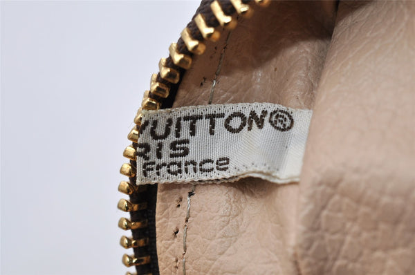 Auth Louis Vuitton Monogram Trousse Toilette 23 Clutch Hand Bag Old Model 5235I