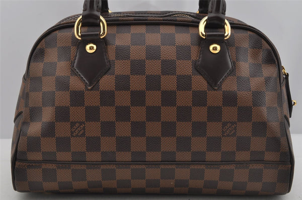 Authentic Louis Vuitton Damier Duomo Hand Boston Bag Purse N60008 LV 5235J