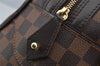 Authentic Louis Vuitton Damier Duomo Hand Boston Bag Purse N60008 LV 5235J