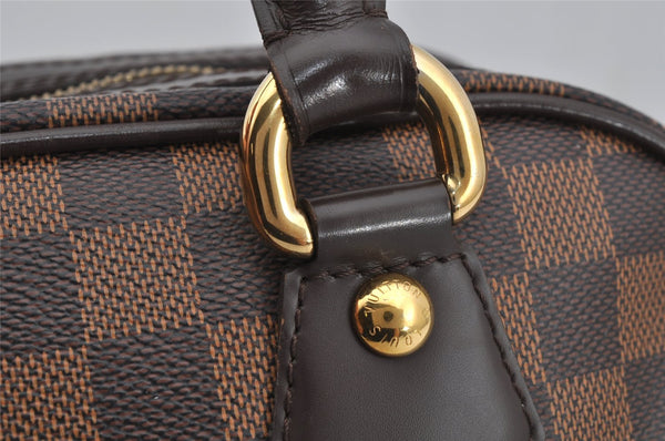 Authentic Louis Vuitton Damier Duomo Hand Boston Bag Purse N60008 LV 5235J