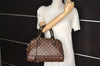 Authentic Louis Vuitton Damier Duomo Hand Boston Bag Purse N60008 LV 5235J