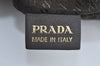 Authentic PRADA Ny Jacq Saffiano Nylon Leather 2Way Tote Bag BR4259 Khaki 5236I