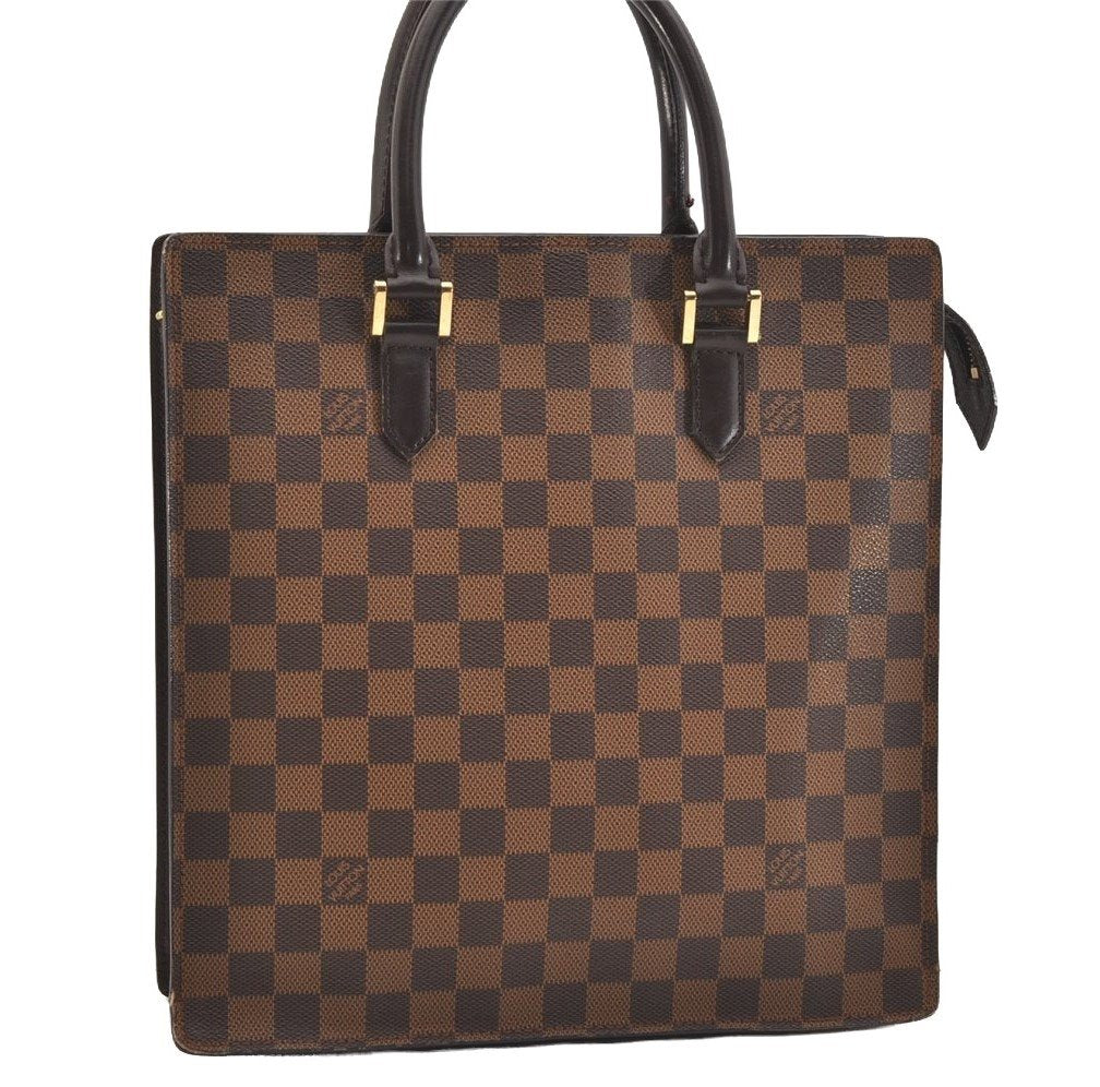 Authentic Louis Vuitton Damier Venice Tote Hand Bag N51145 LV 5236J