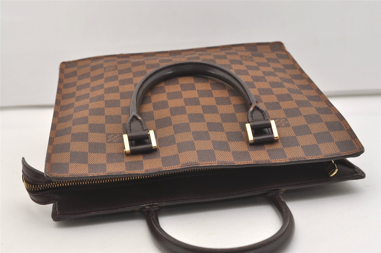 Authentic Louis Vuitton Damier Venice Tote Hand Bag N51145 LV 5236J