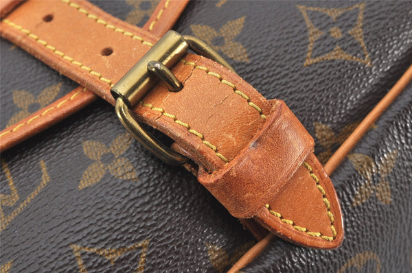 Authentic Louis Vuitton Monogram Saumur 30 Shoulder Cross Bag M42256 LV 5236K