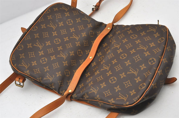 Authentic Louis Vuitton Monogram Saumur 30 Shoulder Cross Bag M42256 LV 5236K