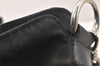 Authentic GUCCI Bamboo Shoulder Hand Bag Purse Nylon Leather Black Junk 5237K