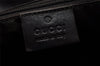 Authentic GUCCI Bamboo Shoulder Hand Bag Purse Nylon Leather Black Junk 5237K