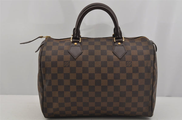 Authentic Louis Vuitton Damier Speedy 30 Hand Boston Bag Purse N41364 LV 5238J