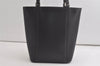 Authentic BURBERRY Vintage Leather Shoulder Tote Bag Purse Black 5238K