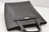 Authentic GUCCI Vintage Hand Tote Bag Purse Leather Brown 5240K