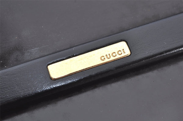 Authentic GUCCI Vintage Hand Tote Bag Purse Leather Brown 5240K