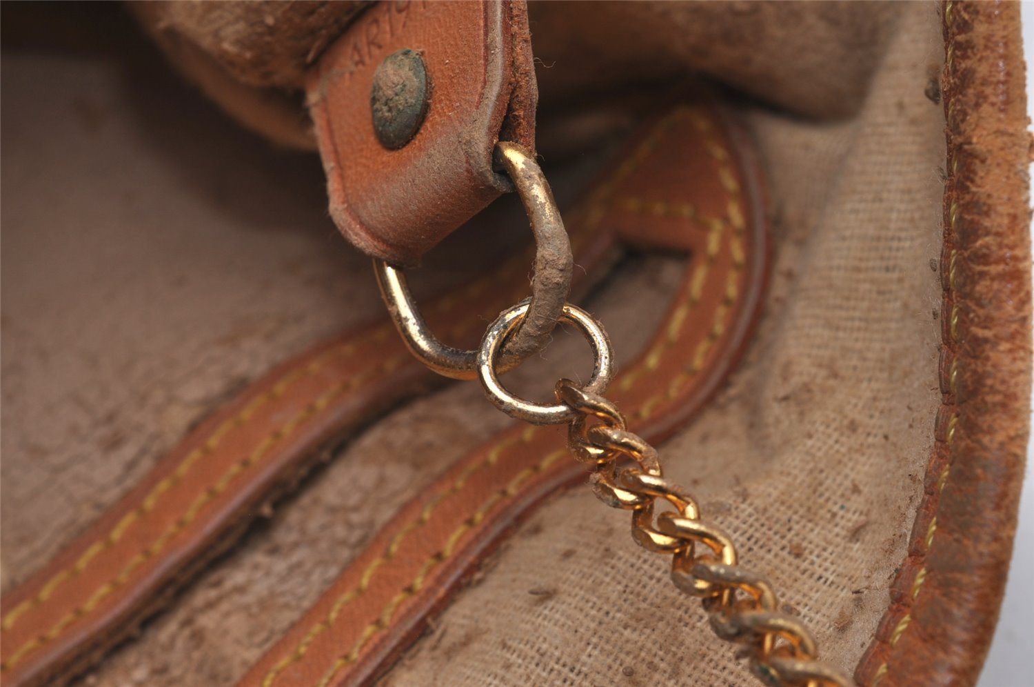 Authentic Louis Vuitton Monogram Bucket GM Shoulder Tote Bag M42236 Junk 5241I