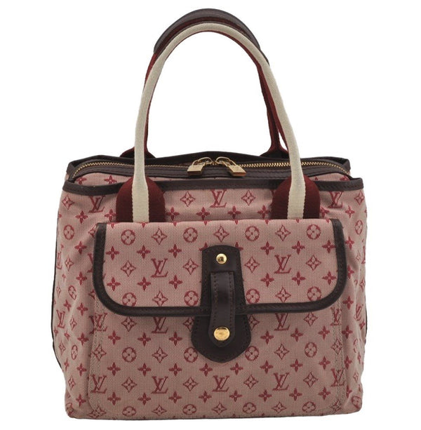 Auth Louis Vuitton Monogram Mini Sac Marie Kate Hand Bag Pink M92506 LV 5241J