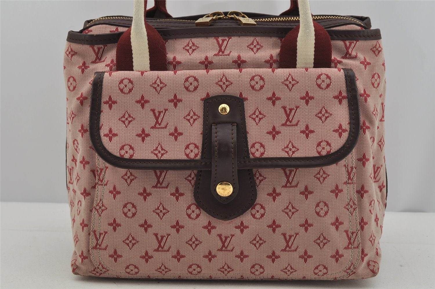 Auth Louis Vuitton Monogram Mini Sac Marie Kate Hand Bag Pink M92506 LV 5241J