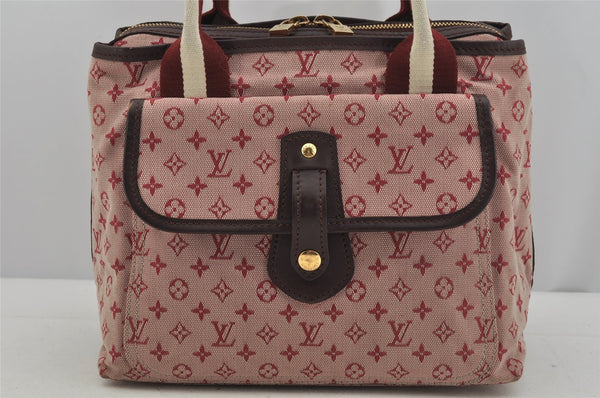 Auth Louis Vuitton Monogram Mini Sac Marie Kate Hand Bag Pink M92506 LV 5241J