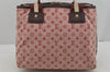 Auth Louis Vuitton Monogram Mini Sac Marie Kate Hand Bag Pink M92506 LV 5241J