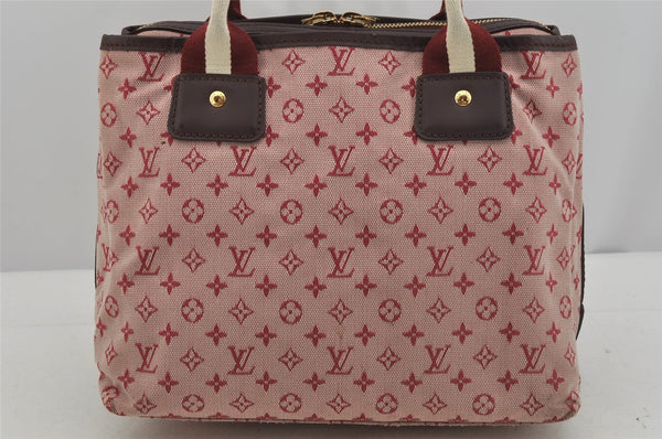 Auth Louis Vuitton Monogram Mini Sac Marie Kate Hand Bag Pink M92506 LV 5241J