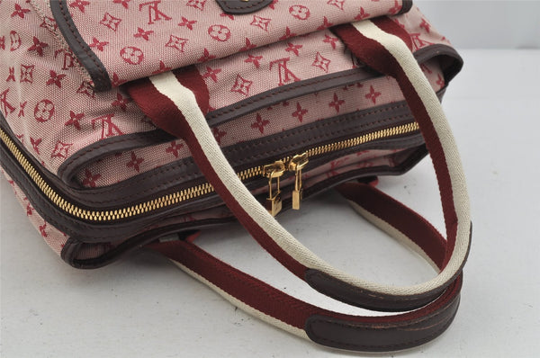 Auth Louis Vuitton Monogram Mini Sac Marie Kate Hand Bag Pink M92506 LV 5241J