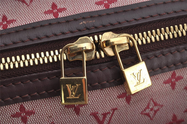 Auth Louis Vuitton Monogram Mini Sac Marie Kate Hand Bag Pink M92506 LV 5241J