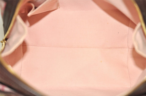 Auth Louis Vuitton Monogram Mini Sac Marie Kate Hand Bag Pink M92506 LV 5241J