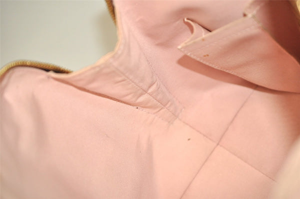 Auth Louis Vuitton Monogram Mini Sac Marie Kate Hand Bag Pink M92506 LV 5241J