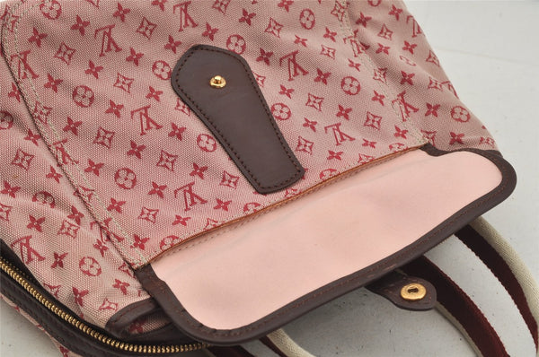 Auth Louis Vuitton Monogram Mini Sac Marie Kate Hand Bag Pink M92506 LV 5241J