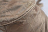 Authentic Christian Dior Cannage Nylon Leather Drawstring Bag Beige Junk 5241K