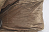 Authentic Christian Dior Cannage Nylon Leather Drawstring Bag Beige Junk 5241K