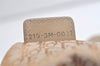 Authentic Christian Dior Cannage Nylon Leather Drawstring Bag Beige Junk 5241K