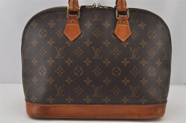 Authentic Louis Vuitton Monogram Alma Hand Bag Purse M51130 LV 5242J