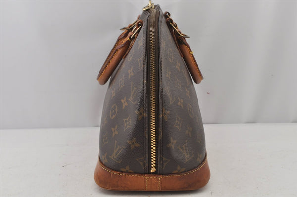 Authentic Louis Vuitton Monogram Alma Hand Bag Purse M51130 LV 5242J