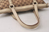 Authentic GUCCI Abbey Shoulder Tote Bag GG Canvas Leather 141470 Brown 5242K