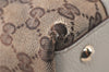 Authentic GUCCI Abbey Shoulder Tote Bag GG Canvas Leather 141470 Brown 5242K